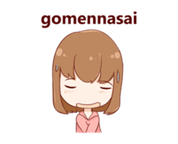 Weeaboo Girl Animated By Budianie Sticker