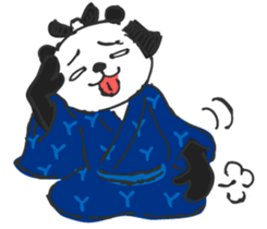 Mr. Panda Edo Style sticker #15042271