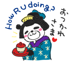 Mr. Panda Edo Style sticker #15042280