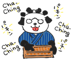 Mr. Panda Edo Style sticker #15042283