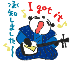 Mr. Panda Edo Style sticker #15042287
