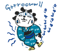 Mr. Panda Edo Style sticker #15042288