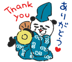 Mr. Panda Edo Style sticker #15042292