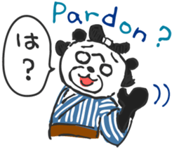 Mr. Panda Edo Style sticker #15042295