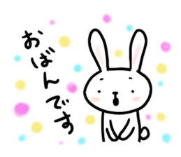 fukusima rabbit sticker. sticker #15042308
