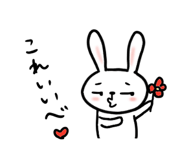 fukusima rabbit sticker. sticker #15042334