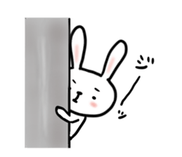 fukusima rabbit sticker. sticker #15042340