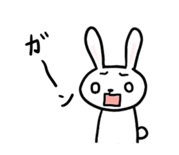 fukusima rabbit sticker. sticker #15042343