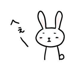fukusima rabbit sticker. sticker #15042345
