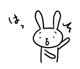 fukusima rabbit sticker. sticker #15042346