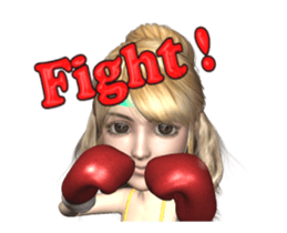 3d Comi girl 2 sticker #15042467