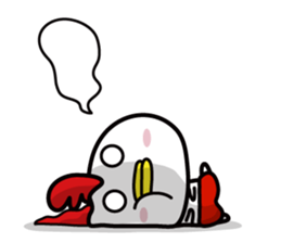 Chicken Heart Mask(3)Revised edition sticker #15042669