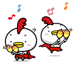Chicken Heart Mask(3)Revised edition sticker #15042704