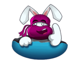 Cute Ninja Rabbit stickers (animated) sticker #15042794