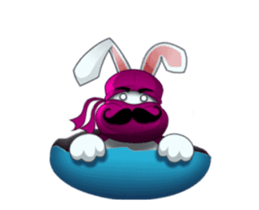 Cute Ninja Rabbit stickers (animated) sticker #15042799