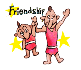 Pro wrestler Brothers of red iron sticker #15042932