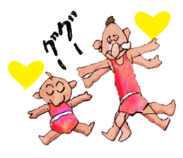 Pro wrestler Brothers of red iron sticker #15042951