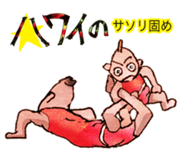 Pro wrestler Brothers of red iron sticker #15042957