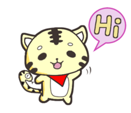 lion and snake sticker #15042972