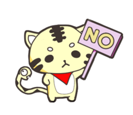 lion and snake sticker #15042975