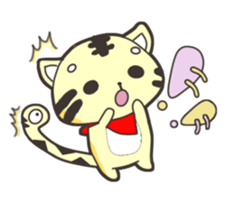 lion and snake sticker #15042981