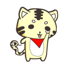 lion and snake sticker #15042993