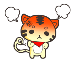 lion and snake sticker #15042994