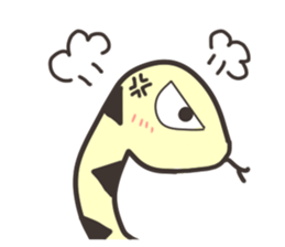 lion and snake sticker #15043008