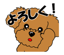 Move! Zoom in Children Toy Poodle 11 sticker #15043161