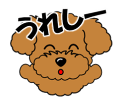 Move! Zoom in Children Toy Poodle 11 sticker #15043168