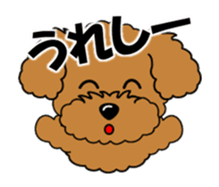 Move! Zoom in Children Toy Poodle 11 sticker #15043168