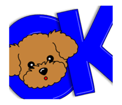 Move! Zoom in Children Toy Poodle 11 sticker #15043169