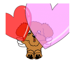 Move! Zoom in Children Toy Poodle 11 sticker #15043170