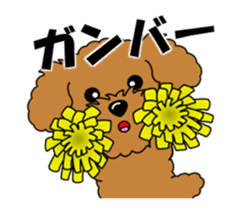 Move! Zoom in Children Toy Poodle 11 sticker #15043176