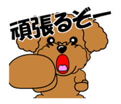 Move! Zoom in Children Toy Poodle 11 sticker #15043178