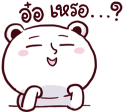 speaks bear sticker #15043182