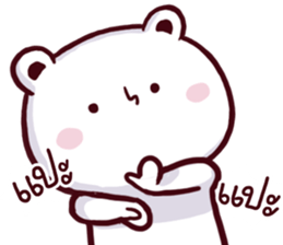 speaks bear sticker #15043212