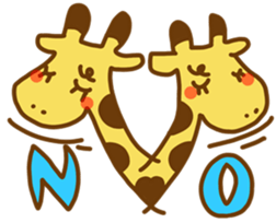 A Cute Giraffe2 sticker #15044166