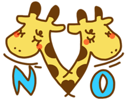 A Cute Giraffe2 sticker #15044166