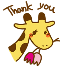 A Cute Giraffe2 sticker #15044167