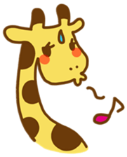 A Cute Giraffe2 sticker #15044170