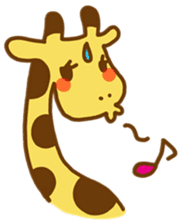 A Cute Giraffe2 sticker #15044170