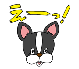 Boston terrier<Dog breed> sticker #15044333