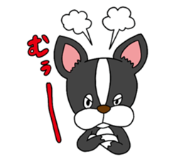 Boston terrier<Dog breed> sticker #15044336