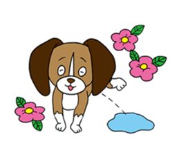 Beagle<Dog breed> sticker #15044591