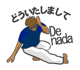 Talk with capoeira sticker #15044809