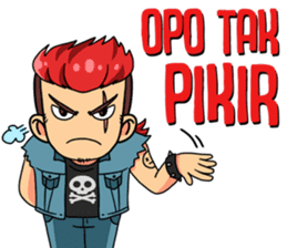 Gondes Pasar Kembang (Javanese Language) sticker #15045317