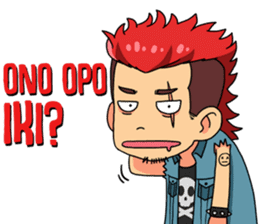 Gondes Pasar Kembang (Javanese Language) sticker #15045334