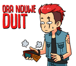 Gondes Pasar Kembang (Javanese Language) sticker #15045335