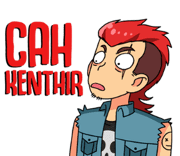 Gondes Pasar Kembang (Javanese Language) sticker #15045341